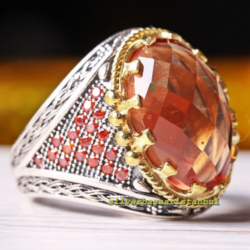 Alexandrite and outlet citrine ring