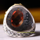 Color Changing Alexandrite and Turquoise 925 Sterling Silver Mens Ring silverbazaaristanbul 
