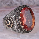 Color Changing Oval Zultanite Stone 925 Sterling Silver Mens Ring silverbazaaristanbul 