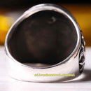 Copy of 925 Sterling Eagle Sapphire and Onyx Stone Mens Ring silverbazaaristanbul 