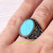 Copy of 925 Sterling Eagle Sapphire and Onyx Stone Mens Ring silverbazaaristanbul 