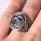 Copy of 925 Sterling Eagle Sapphire and Onyx Stone Mens Ring silverbazaaristanbul 