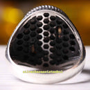 Copy of 925 Sterling Eagle Sapphire and Onyx Stone Mens Ring silverbazaaristanbul 