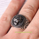 Copy of 925 Sterling Eagle Sapphire and Onyx Stone Mens Ring silverbazaaristanbul 