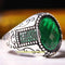 Copy of 925 Sterling Eagle Sapphire and Onyx Stone Mens Ring silverbazaaristanbul 