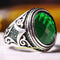 Copy of 925 Sterling Eagle Sapphire and Onyx Stone Mens Ring silverbazaaristanbul 
