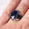 Copy of 925 Sterling Eagle Sapphire and Onyx Stone Mens Ring silverbazaaristanbul 