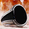 Copy of 925 Sterling Silver Special Black Onyx Stone Mens Ring silverbazaaristanbul 