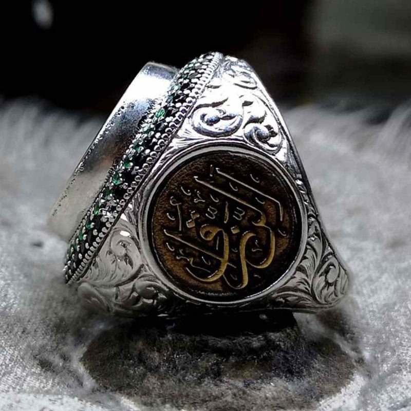 Customizable Seal of Solomon 925 Sterling Silver Mens Ring silverbazaaristanbul 