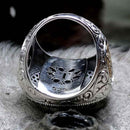 Customizable Seal of Solomon 925 Sterling Silver Mens Ring silverbazaaristanbul 
