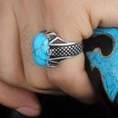 copy of 925 Sterling Eagle Sapphire and Onyx Stone Mens Ring silverbazaaristanbul 