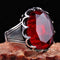 Elite Ruby Stone Jewelry Handmade 925 Sterling Silver Mens Ring silverbazaaristanbul 