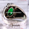 Emerald Stone Jewelry Handmade 925 Sterling Silver Men Ring silverbazaaristanbul 