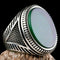 Emerald Stone Jewelry Handmade 925 Sterling Silver Men Ring silverbazaaristanbul 