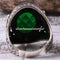 Emerald Stone Jewelry IYI Handmade 925 Sterling Silver Men Ring silverbazaaristanbul 