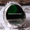 Emerald Stone Ottoman Tughra 925 Sterling Silver Men Ring silverbazaaristanbul 
