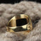 Excellent Gold Plating 925 Sterling Silver Onyx Stone Mens Ring silverbazaaristanbul 