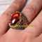 Exclusive 925 Sterling Silver Heavy Ruby Stone Mens Ring silverbazaaristanbul 