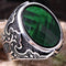 Copy of 925 Sterling Eagle Sapphire and Onyx Stone Mens Ring silverbazaaristanbul 