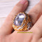 Exclusive Faceted Zircon 925 Sterling Silver Heavy Mens Ring silverbazaaristanbul 