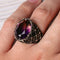 Exclusive Tourmaline Strong Stone 925 Sterling Silver Mens Ring silverbazaaristanbul 