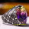 Exclusive Tourmaline Strong Stone 925 Sterling Silver Mens Ring silverbazaaristanbul 