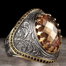 copy of 925 Sterling Eagle Sapphire and Onyx Stone Mens Ring silverbazaaristanbul 