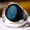Fantastic Handmade Blue Turquoise 925 Sterling Silver Mens Ring silverbazaaristanbul 