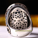 Gorgeous Blue Sapphire Stone Heavy 925 Sterling Silver Mens Ring silverbazaaristanbul 