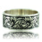 Hand Engraved Elegant 925 Sterling Silver Mens Ring silverbazaaristanbul 