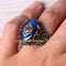Handmade 925 Sterling Exclusive Original Sapphire Stone Mens Ring silverbazaaristanbul 