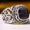 Handmade 925 Sterling Natural Sapphire Stone Mens Ring silverbazaaristanbul 