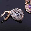 Handmade 925 Sterling Silver Amethyst Stone Ladies Womens Set silverbazaaristanbul 