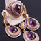 Handmade 925 Sterling Silver Amethyst Stone Ladies Womens Set silverbazaaristanbul 