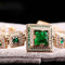 Handmade 925 Sterling Silver Emerald Stone Lady Women Bracelet silverbazaaristanbul 
