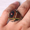 Handmade 925 Sterling Silver Full Small Citrine Stone Mens Ring silverbazaaristanbul 