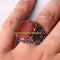 Handmade 925 Sterling Silver Hexagon Red Agate Aqeeq Stone Mens Ring silverbazaaristanbul 