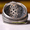 Handmade 925 Sterling Silver Orange Citrine Stone Luxury Mens Ring silverbazaaristanbul 