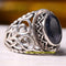 Handmade 925 Sterling Silver Original Blue Sapphire Stone Mens Ring silverbazaaristanbul 
