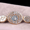 Handmade 925 Sterling Silver Oval Aquamarine Stone Lady Women Bracelet silverbazaaristanbul 