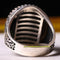 Handmade 925 Sterling Silver Oval Green Emerald Stone Mens Ring silverbazaaristanbul 