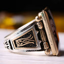 Handmade 925 Sterling Silver Personal Photo Memory Mens Ring silverbazaaristanbul 