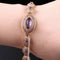 Handmade 925 Sterling Silver Purple Amethyst Stone Lady Women Bracelet silverbazaaristanbul 