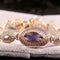 Handmade 925 Sterling Silver Purple Amethyst Stone Lady Women Bracelet silverbazaaristanbul 