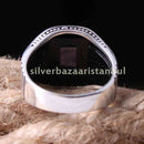 Handmade 925 Sterling Silver Purple Amethyst Stone Men Ring silverbazaaristanbul 