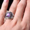 Handmade 925 Sterling Silver Purple Amethyst Stone Men Ring silverbazaaristanbul 