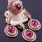 Handmade 925 Sterling Silver Ruby Stone Ladies Womens Set silverbazaaristanbul 