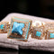 Handmade 925 Sterling Silver Turquoise Stone Lady Women Bracelet silverbazaaristanbul 