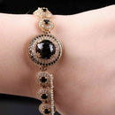 Handmade Onyx Stone 925 Sterling Silver Bracelet for Women silverbazaaristanbul 