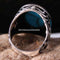 Handmade Turquoise Stone 925 Sterling Silver Men Solid Sword Ring silverbazaaristanbul 